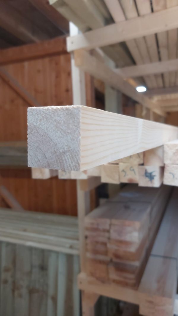 Planed Square Edge (PSE) Redwood 2" x 2" (50 x 50mm)