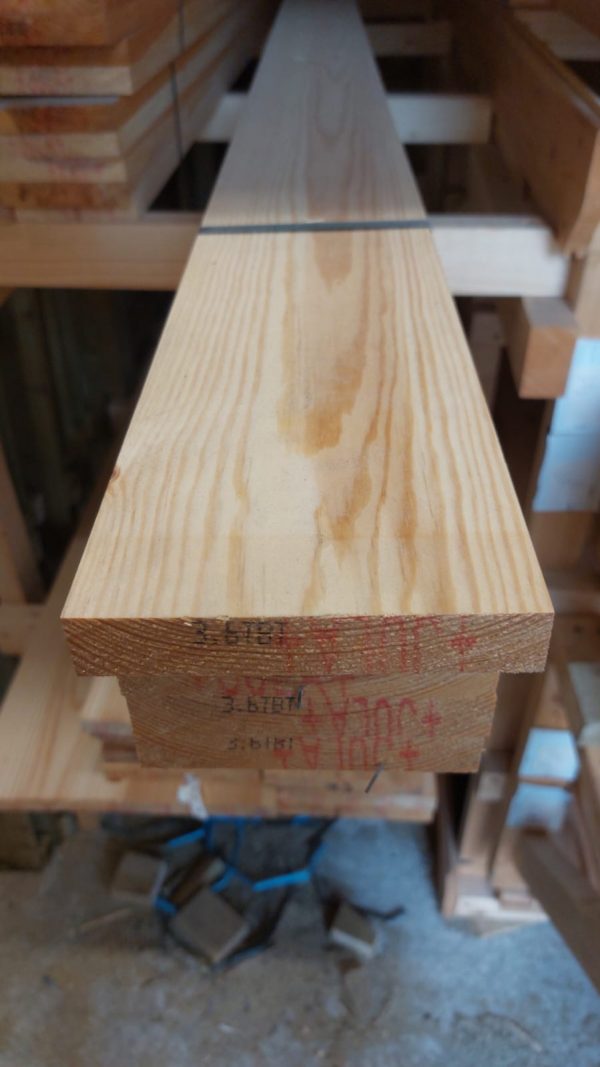 Planed Square Edge (PSE) Redwood 5" x 1" (25 x 125mm)